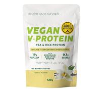 Gold Nutrition V-Protein Proteína De Guisante Y Arroz Vainilla 720g