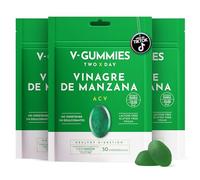 V Gummies - Gominolas de Vinagre de Manzana para Salud Digestiva - Apple Cider Vinegar Gummies - Sabor Natural a Manzana con Vitamina C y Pectina - 50 Unidades (3)