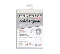 V.I.P. Very Important Pillow colchón Antibacteriano Ion D Plata Silver +, Tela Jacquard Bielástico, Individual