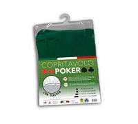V.I.P. Very Important Pillow Pinza Verde Protector Mesa 135 x 135 cm, Juego Poker Made in Italy, Cuadrado 135 x 135 cm