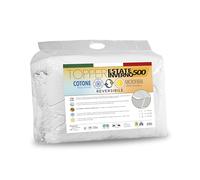 V.I.P. Very Important Pillow Sobrecolchón Reversible Verano/Invierno de una Plaza y Media, 120 x 200 cm, 500 g