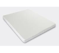 V.I.P. VERY IMPORTANT PILLOW Topper Memory Square and Media cm 120 x 190 cm Blanco h. 4 cm con elásticos en Las Esquinas y Cremallera en Tres Lados