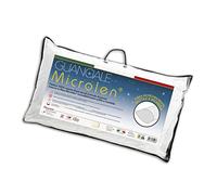 V.I.P. Very Important Pillow V.I.P. Cojín Microlen, 50 x 80, Blanco con Funda 100% algodón