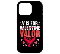 V Is For Valor Shirt Valentines Shirt For Boys Girl Carcasa para iPhone 16 Pro
