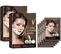 V Line Lifting Mask Double Chin Reducer V Line Mask Chin Lifting Mask Double V Shape Chin Reducer Face Lifting Mask for Lifting and Firming Face (10pcs)