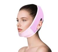 V-Line - Mascarilla facial facial con doble mentón, transpirable y reutilizable, para doble mentón, tonificador, línea V, moldeador facial, banda de estiramiento facial para elasticidad de la piel