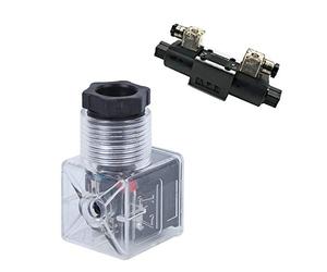 V¨¢lvula de Solenoide Hidr¨¢ulica 24V 10A Transparente Universal Pack 5 Unidades con Bobina Enchufable Port¨¢til¿¹ˮ¿¹³¾ Junta Tornillo