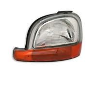 V MAXZONE PARTS Faro delantero izquierdo compatible con Renault Kangoo 1998 1999 2000 2001 2002 2003 VP1073L faro delantero del lado del conductor, faro delantero de montaje proyector de luz