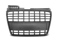 V-MAXZONE PARTS Parrilla delantera compatible con Audi A4 B7 Saloon Avant 2004 2005 2006 2007 2008 RS-70 parrilla central delantera deportiva rejilla de malla negra