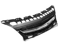 V-MAXZONE PARTS Parrilla delantera compatible con Opel Astra J Hatchback 5 puertas Estate 5 puertas 2012 2013 2014 2015 RS-231 parrilla deportiva central delantera color negro