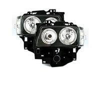 V-MAXZONE VP106 - Juego de faros delanteros con ojos de ángel, color negro