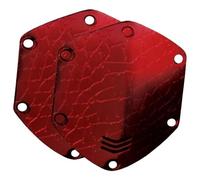 V-Moda Kit de Escudos de Metal para Auriculares circumaurales Crossfade - Croc Red