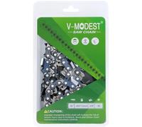 V-MODEST Cadena de motosierra de 28 pulgadas, 93 eslabones de transmisión, paso de 3/8 pulgadas, calibre de 0.50 pulgadas, cadena de sierra de cincel completo compatible con Husqvarna 365, 555, 565