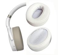 V-MOTA Almohadillas compatibles con auriculares inalámbricos ANC EPOS Adapt 360, Adapt 361 / MB 360 UC Audio, piezas de reparación de funda de algodón de repuesto (piel sintética blanca)