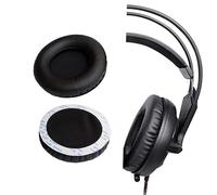 V-MOTA Almohadillas compatibles con auriculares SteelSeries Siberia Diablo III y Siberia HP & Siberia Invictus y Siberia V200 Gaming (cuero negro)