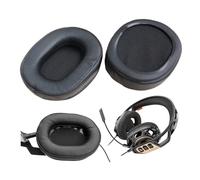 V-MOTA Almohadillas compatibles con Plantronics RIG 300 PRO HX/HS, Rig 300 HS/HX, Rig 100, Rig 100 HX/HS, RIG 4VR auriculares de repuesto para juegos (1 par) (piel artificial)