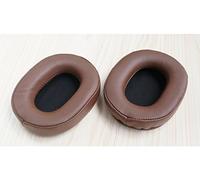 V-MOTA Almohadillas de cuero para reparación compatibles con auriculares Audio Technica ATH-MSR7 GM NC (marrón)
