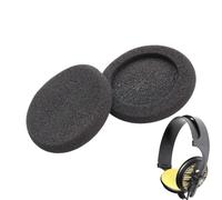 V-MOTA Almohadillas de repuesto compatibles con auriculares Sennheiser HD 420, HD 433, HD 450, HD 480, HD 490, cojines de espuma negra, 2 pares