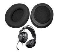 V-MOTA Almohadillas de repuesto para auriculares Roccat ELO X, ELO 7.1 Air, ELO 7.1 USB, Khan Pro, Khan Aimo 7.1 (malla negra, grosor 20 mm)