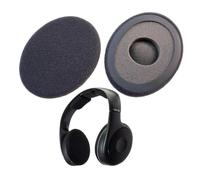 V-MOTA Almohadillas de terciopelo para auriculares Sennheiser RS 120 / HDR 120 / TR120 RS/TR/HDR (100/110/115/117/119/120/120II/135), color negro