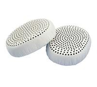 V-MOTA Almohadillas para Auriculares compatibles con Auriculares inalámbricos Skullcandy Riff (Venecia-Gray-Crimson)