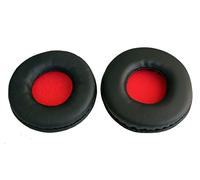 V-MOTA Almohadillas para auriculares compatibles con Sony MDR-ZX600 MDR-ZX110 MDR-ZX660 MDR-ZX300 MDR-ZX310, pieza de reparación de cojines de repuesto (1 par) (rojo)