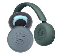 V-MOTA - almohadillas para orejas de repuesto compatibles con auriculares inalámbricos JLab GO Lux ANC, almohadillas para orejas de piel proteína más suave (verde)
