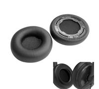 V-MOTA - almohadillas para orejas de repuesto para auriculares Yealink UH34, YHD34, YHM341, YHS34, YHD342 Lite, 1 par, negro (piel sintética)