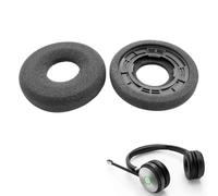 V-MOTA almohadillas para orejas de repuesto para auriculares Yealink WH62, WH66, UH36, YHS36 YHD362 YHM361 WHM621 WHM622 WHD621 WHD622, 1 par, negro (esponja de espuma)