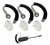 V-MOTA Auriculares (almohadillas de silicona + ganchos para las orejas + repuesto de espuma) compatibles con Poly Plantronics Savi CS540 W440 W740 W745 WH500 EarLoops EarLoops EarLoop Ear Bud (mixto