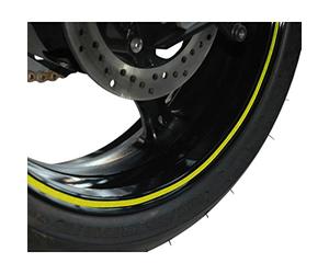 V Parts - 838am : Cinta Decorativa tirillas Adhesivas Pegar Vinilo para llanta