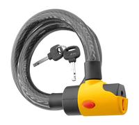 V PARTS Candado con alarma acústica de cable de acero Ø16MM 100CM