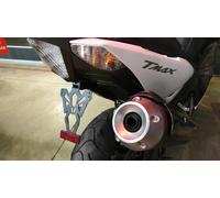 V PARTS Soporte de placa negro Yamaha T-Max 530, negro