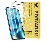 V-PORYADKU Protector de Pantalla para Motorola Moto G87, Película de Vidrio Templado 3 Piezas, 9H Dureza, Antihuellas, HD Clara, Sin Burbujas