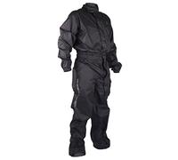 V Quattro Design Traje impermeable de motorista para hombre, color negro, L