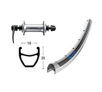 V-Rad Acera - Piezas de Bicicleta Unisex para Adultos, Color Plateado/Elox, Talla única