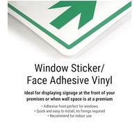 V Safety 6E080AR-W Letrero para Ventana con Texto en inglés Free Ride in a Police Car, 200 mm x 150 mm, Rojo Negro, 200mm x 150mm