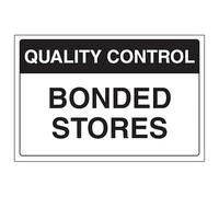 V Safety Quality Control - Señal de seguridad compuesta de aluminio (400 x 300 mm, 3 mm)