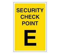 V Safety Security Check Point E 200 x 300 mm - 3 mm compuesto de aluminio