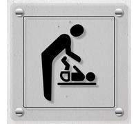 V Safety - Señal de seguridad para bebé, 150 x 150 mm, acrílico de plexiglás fundido transparente
