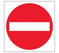 V Safety - Señal de seguridad para puerta automática, 150 x 150 mm, brilla en la oscuridad, 1 mm, plástico rígido