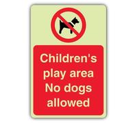 V Safety - Señal de seguridad que brilla en la oscuridad para niños, 300 x 450 mm, de plástico rígido de triple brillo, señalización de prohibición, fabricado en Gran Bretaña