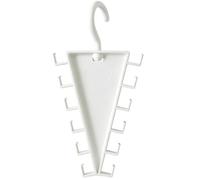 V Shaped Double Sided Wall Mounted Storage Rack For Dormitory, Multifunctional Organizer For Clothes Hats Scarves Hair Ties, Space Saving Coat Hanger Holder Entryway Bedroom