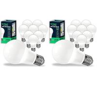 V-TAC 10x Bombillas LED E27, Edison - A60 10,5W (Equivalente a 75W) - 1055 Lumen - 3000K Blanco Cálido - Apertura del Haz de Luz 200° - Máxima Eficiencia y Bajo Consumo, (Paquete de 2)