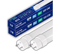V-TAC 2x Tubos LED 120 CM - T8 G13-18W - [ CHIP LED CREE DE ALTA EFICIENCIA ] - 1850 Lúmenes - Tubos LED para Techo, Pared, Garaje - Tubo LED forma T8 - Sustitución de Neón - Blanco Neutro 4000K