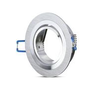 V-TAC 3600 montaje y - Accesorio de iluminación (Kit de montaje, Níquel, Aluminio, GU10, 91 mm, 25 mm)