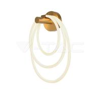 V-tac 37W 3000K LED aplique cuerpo oro VT-7927 - 15348 [EEK: F]