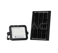 V-TAC 50W Proyector LED solar con mando a distancia con crepúsculo 2000-8000K-
