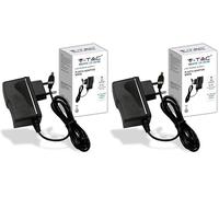 V-TAC Adaptador de Corriente 12V 18W 1,5A - Fuente de Alimentación para Cámaras, Tiras LED, Módems - Transformador 12V Doméstico para Pantallas, Equipos Electrónicos - Entrada AC 100-240V