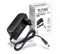 V-TAC Adaptador de Corriente 12V 30W 2,5A - Fuente de Alimentación para Cámaras, Tiras LED, Módems - Transformador 12V Doméstico para Pantallas, Equipos Electrónicos - Entrada AC 100-240V